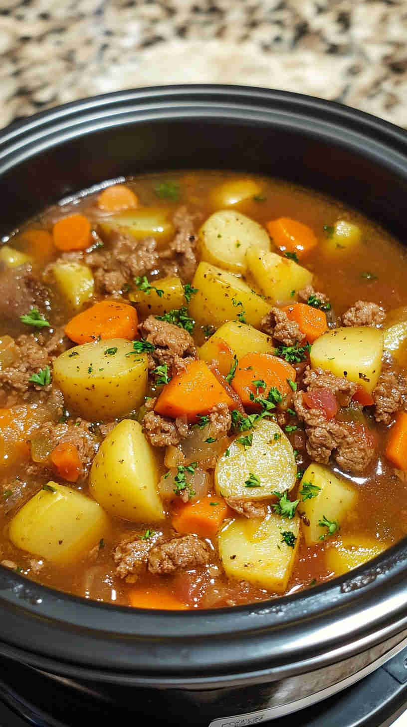 Simple and Savory Crockpot Potato Soup