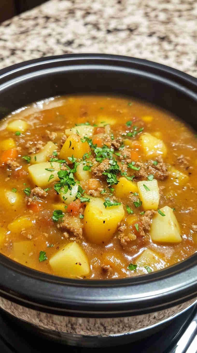 Simple and Savory Crockpot Potato Soup