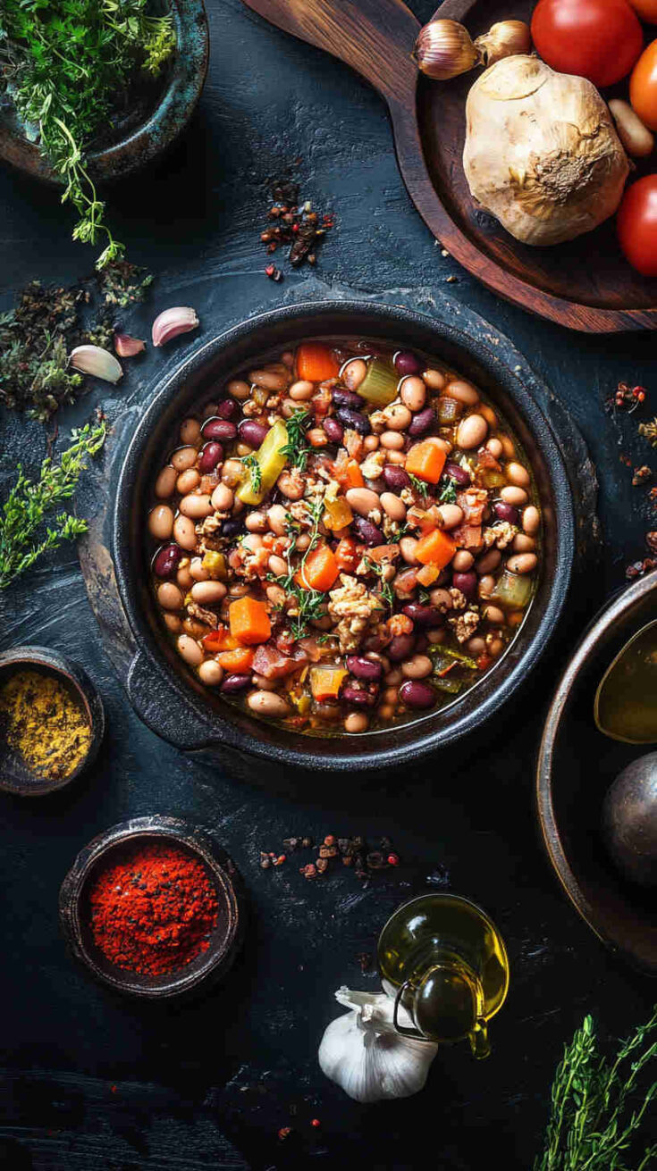 Slow Cooked 15 Bean Soup Recipe