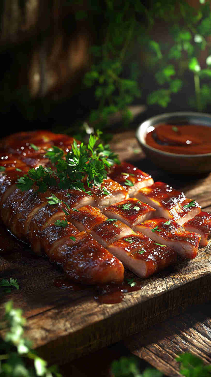 Slow Cooked BBQ Pork Belly