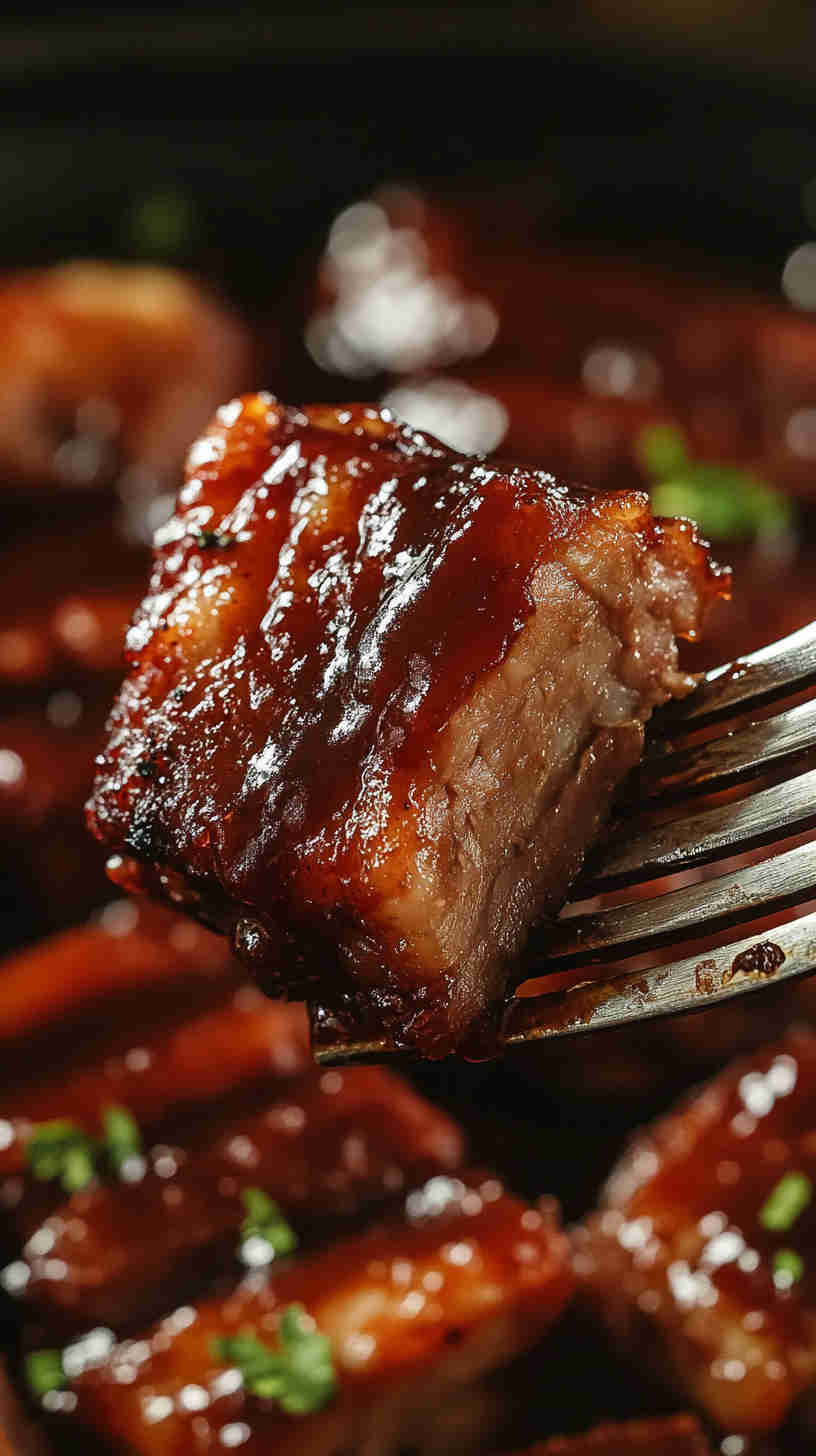 Slow Cooked BBQ Pork Belly