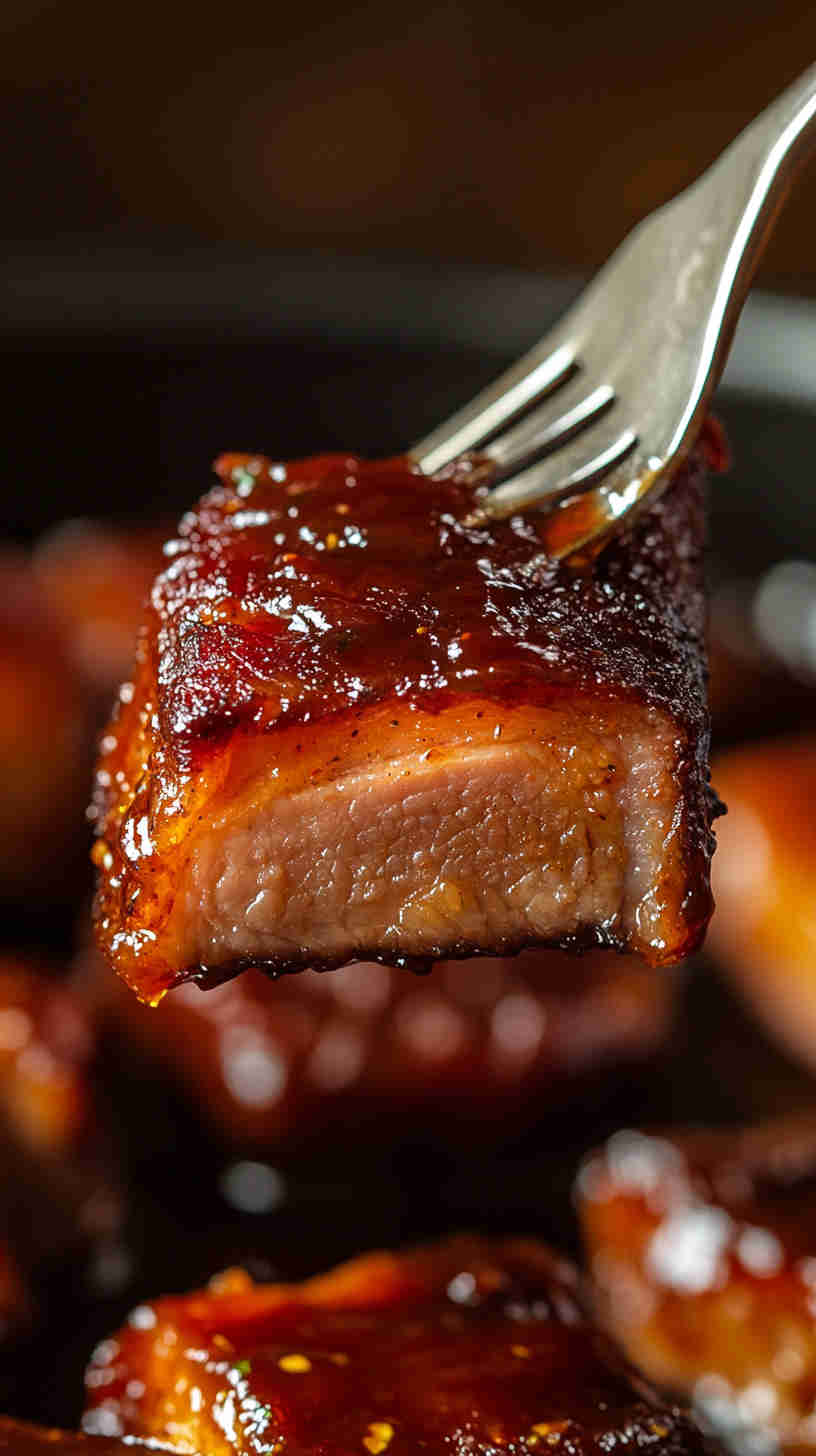 Slow Cooked BBQ Pork Belly