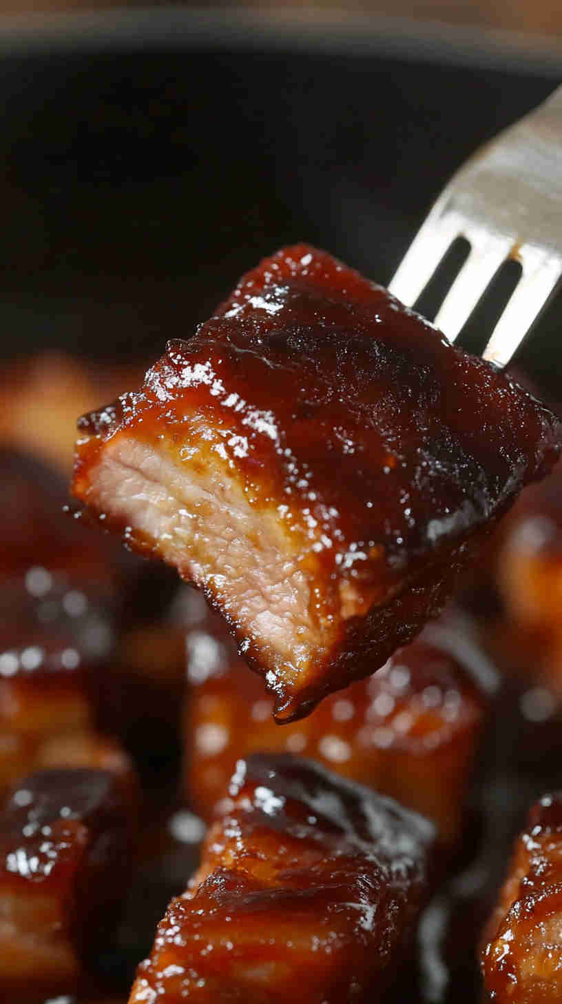 Slow Cooked BBQ Pork Belly