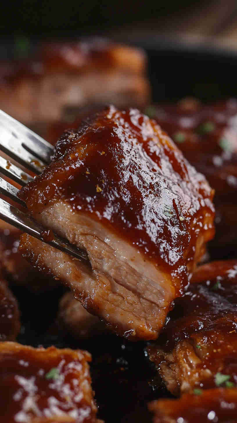 Slow Cooked BBQ Pork Belly