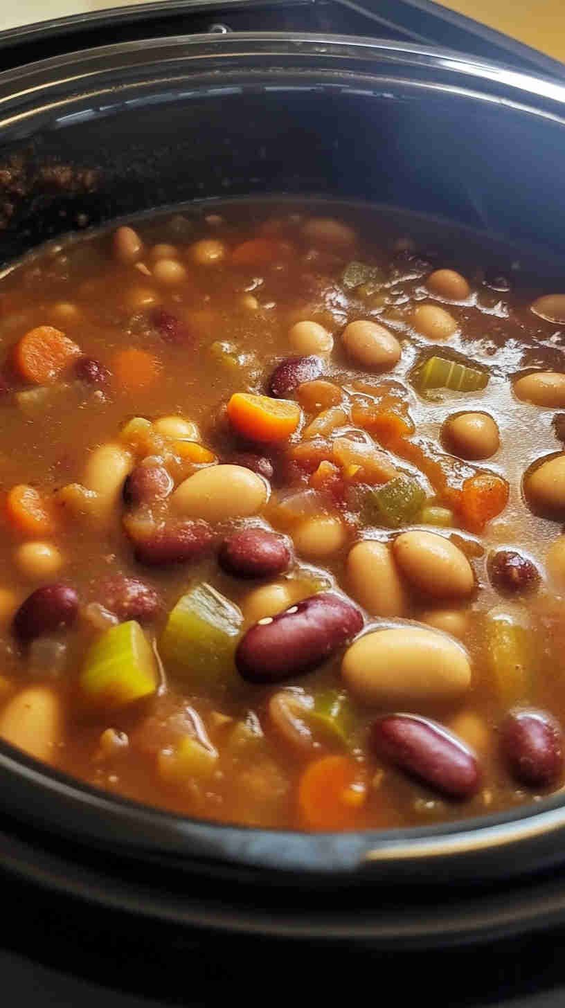 Slow Cooker 15 Bean Soup Perfect for Any Meal