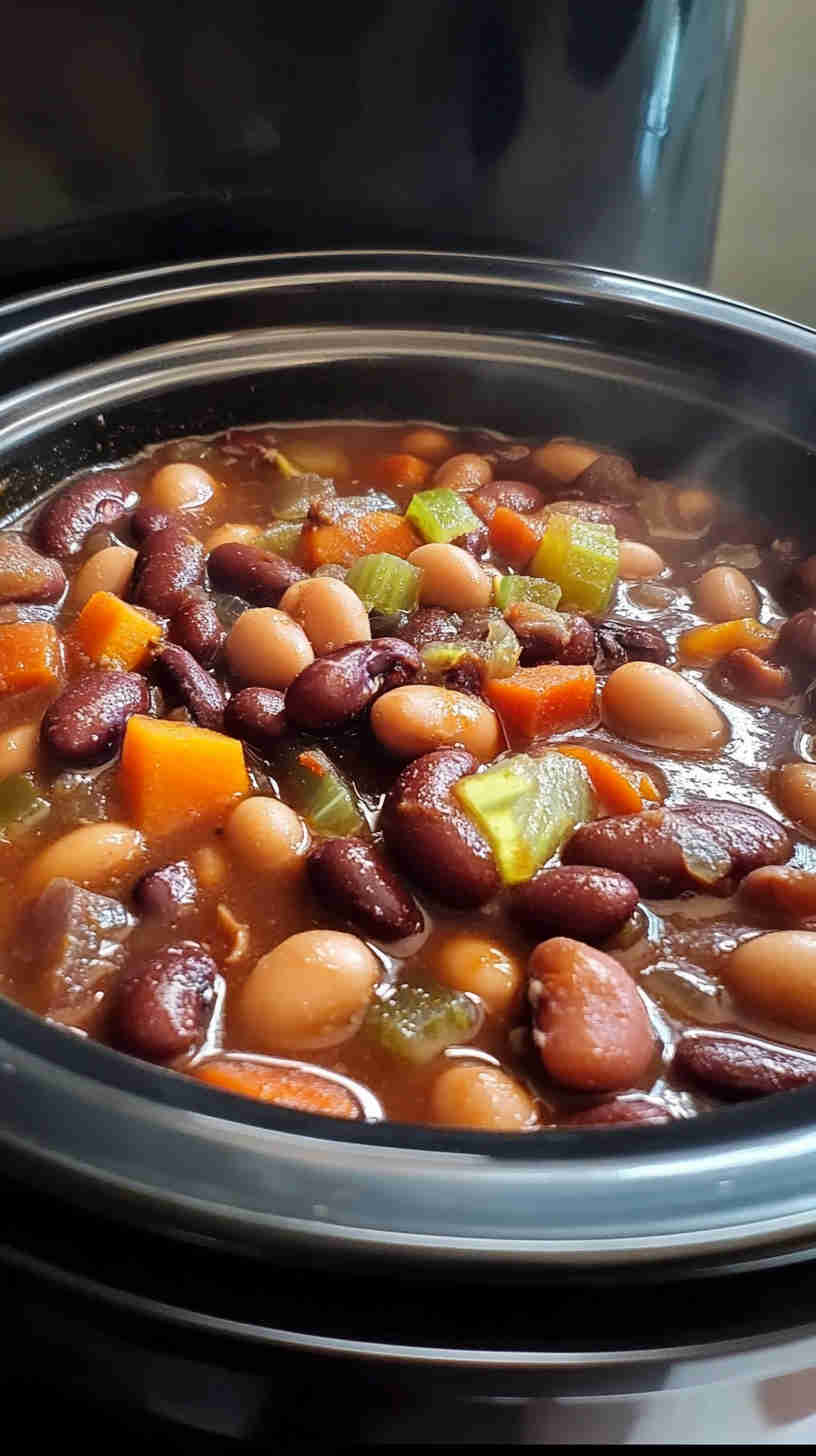 Slow Cooker 15 Bean Soup Perfect for Any Meal