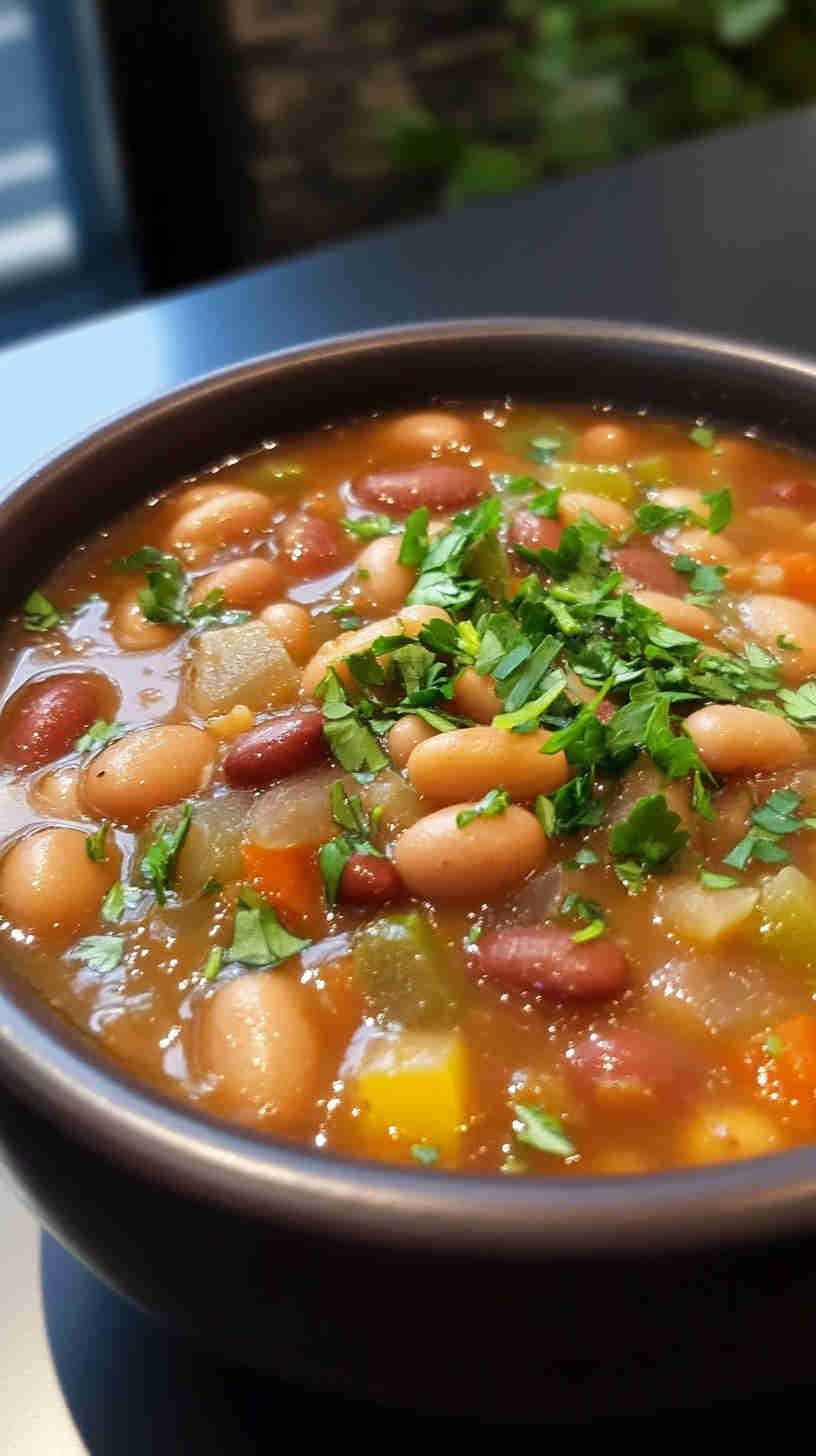 Slow Cooker 15 Bean Soup Perfect for Any Meal