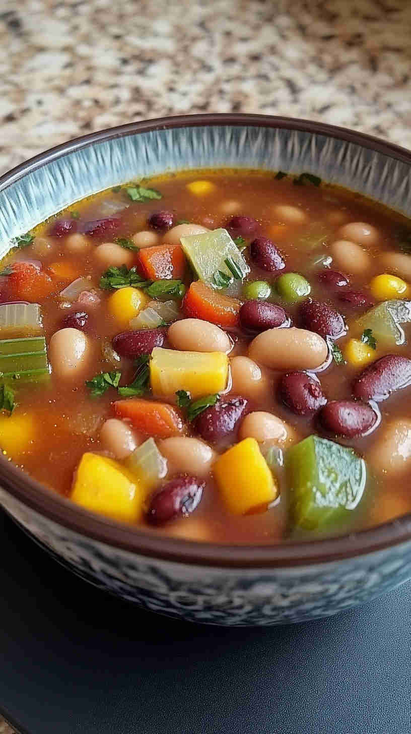 Slow Cooker 15 Bean Soup Perfect for Any Meal