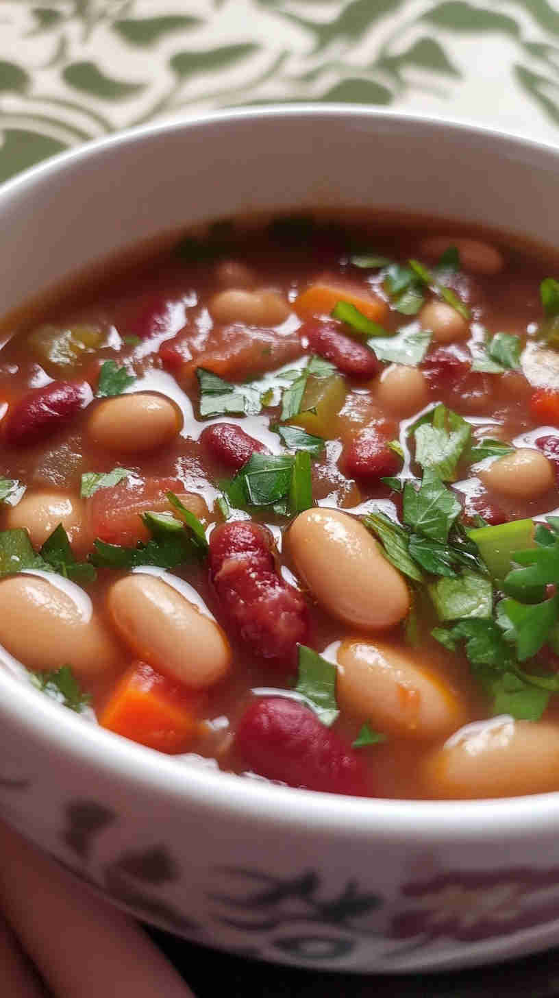 Slow Cooker 15 Bean Soup Perfect for Any Meal