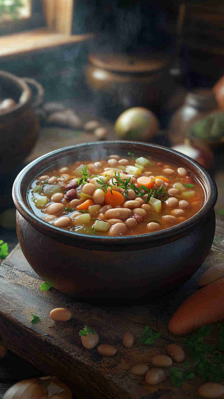 Slow Cooker 15 Bean Soup for Busy Days
