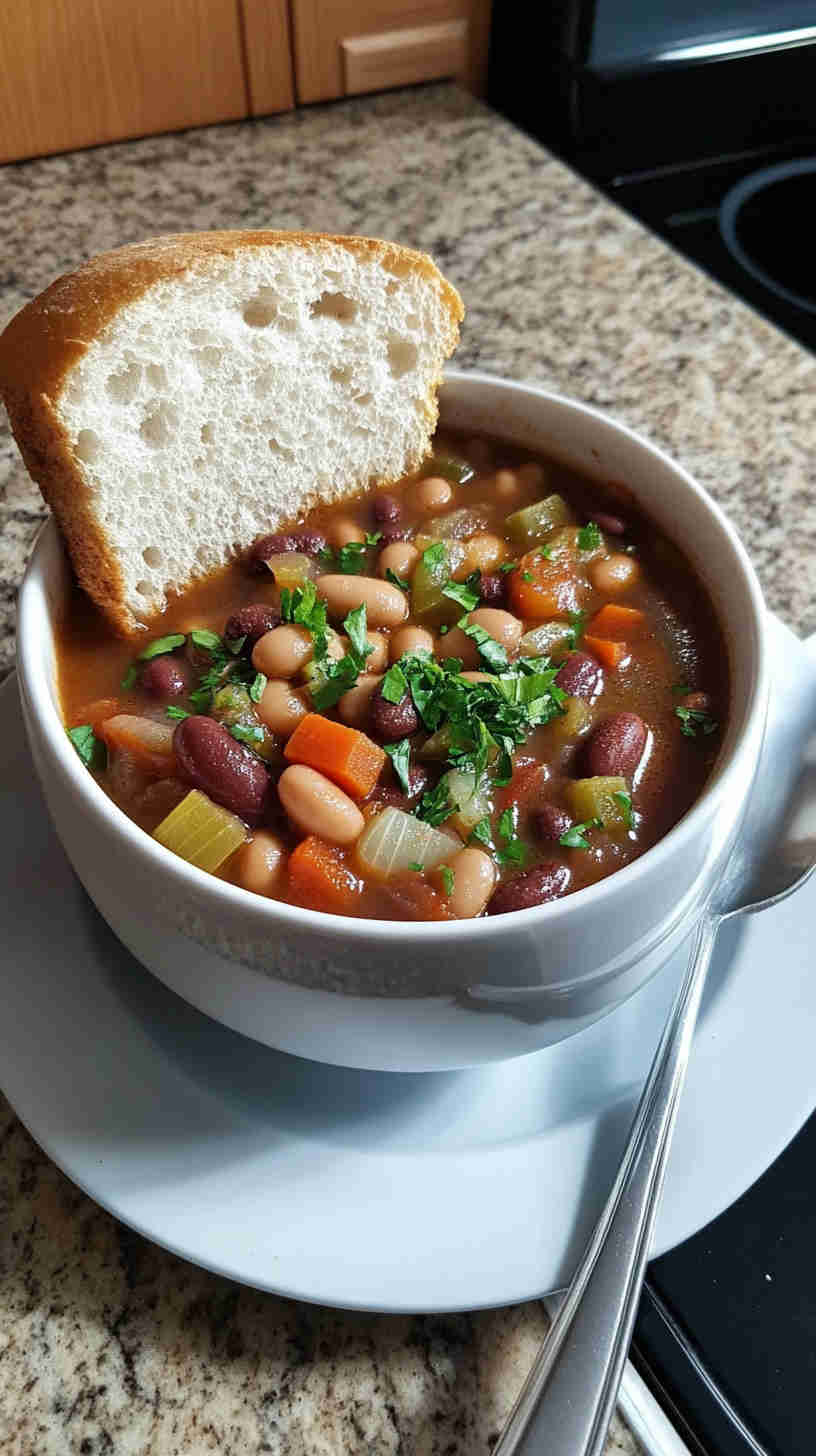 Slow Cooker 15 Bean Soup for Busy Days