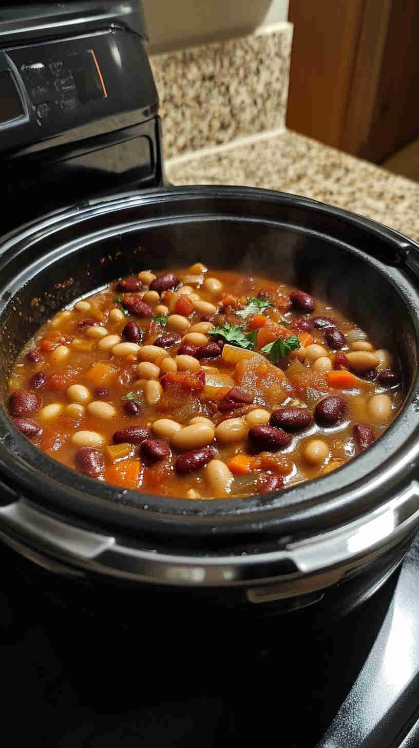 Slow Cooker 15 Bean Soup for Busy Days