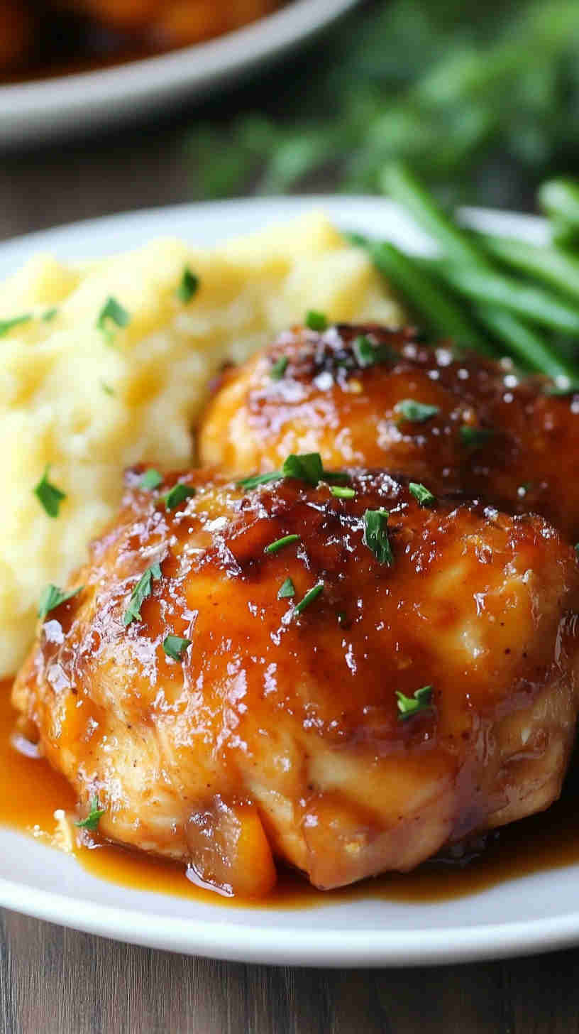 Slow Cooker Apricot Chicken Delight