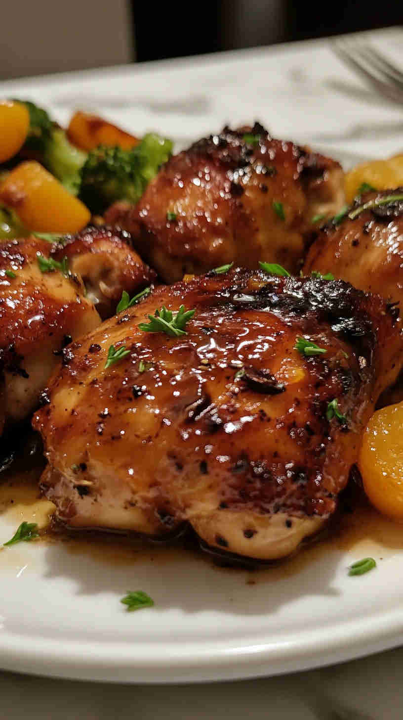 Slow Cooker Apricot Chicken Delight