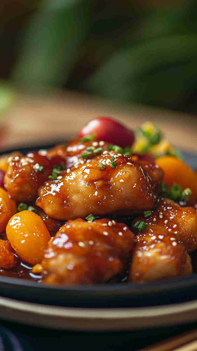 Slow Cooker Apricot Chicken Delight