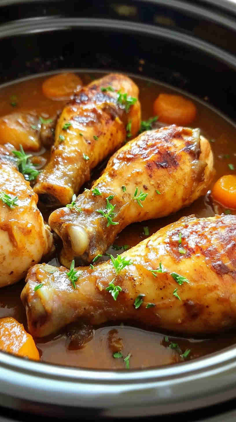 Slow Cooker Apricot Chicken Delight