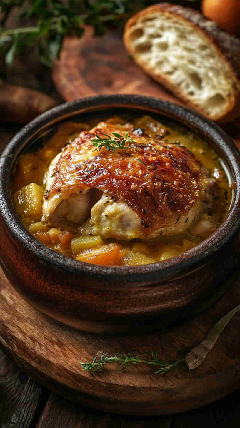 Slow Cooker Apricot Chicken with Vegetables