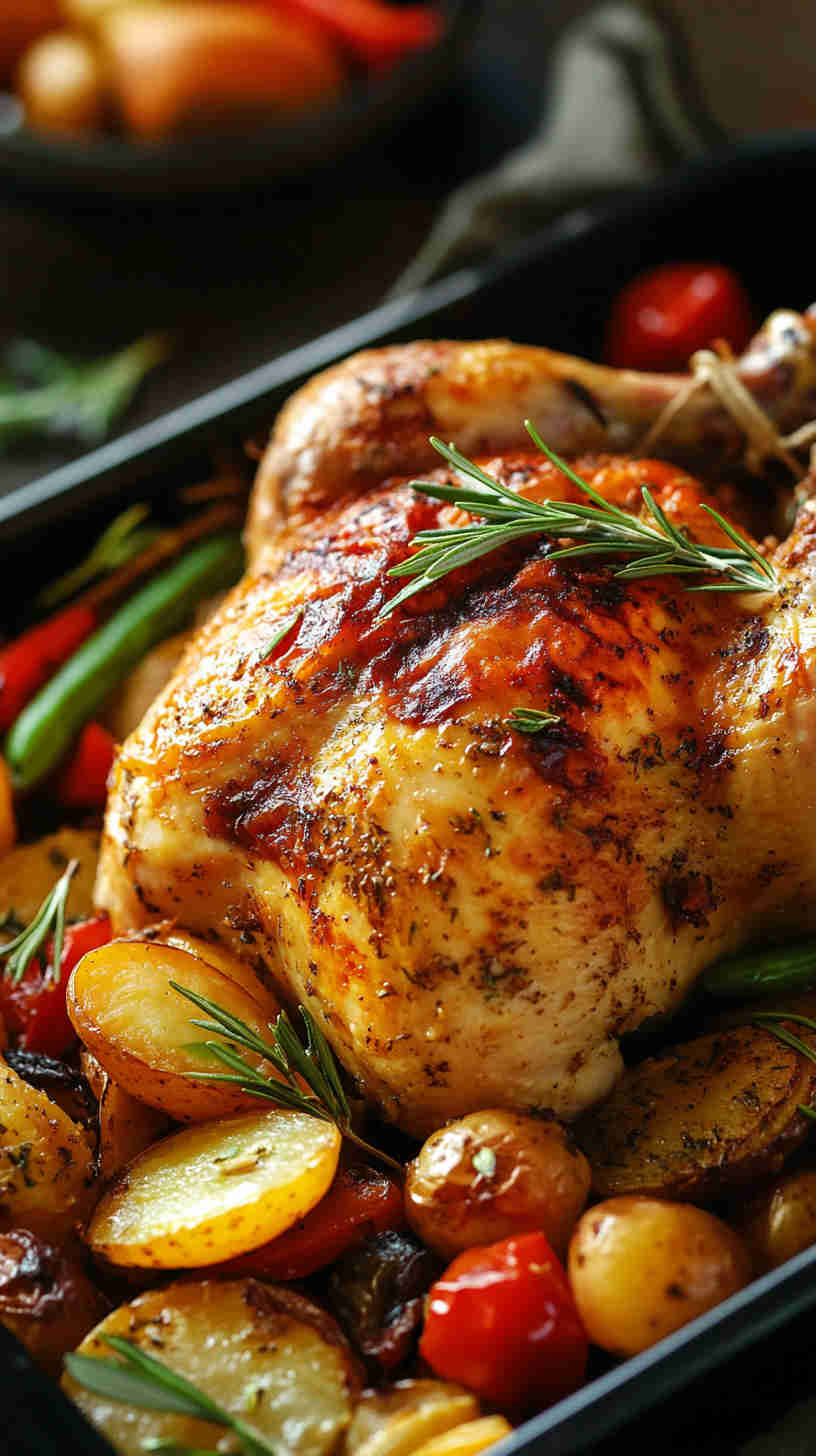 Slow Cooker Apricot Chicken with Vegetables
