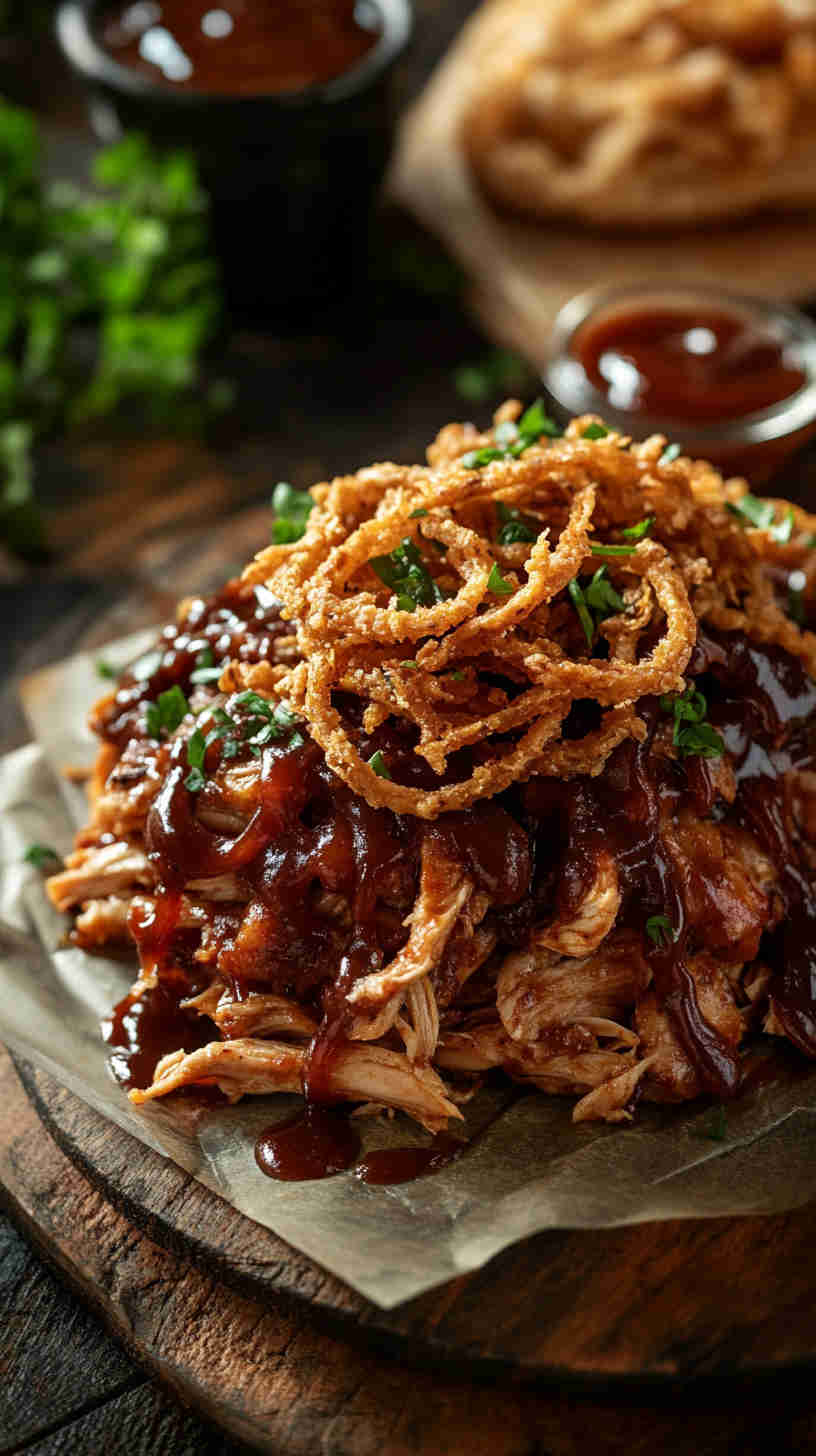 Slow Cooker BBQ Pulled Chicken