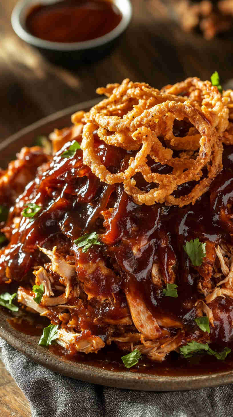 Slow Cooker BBQ Pulled Chicken