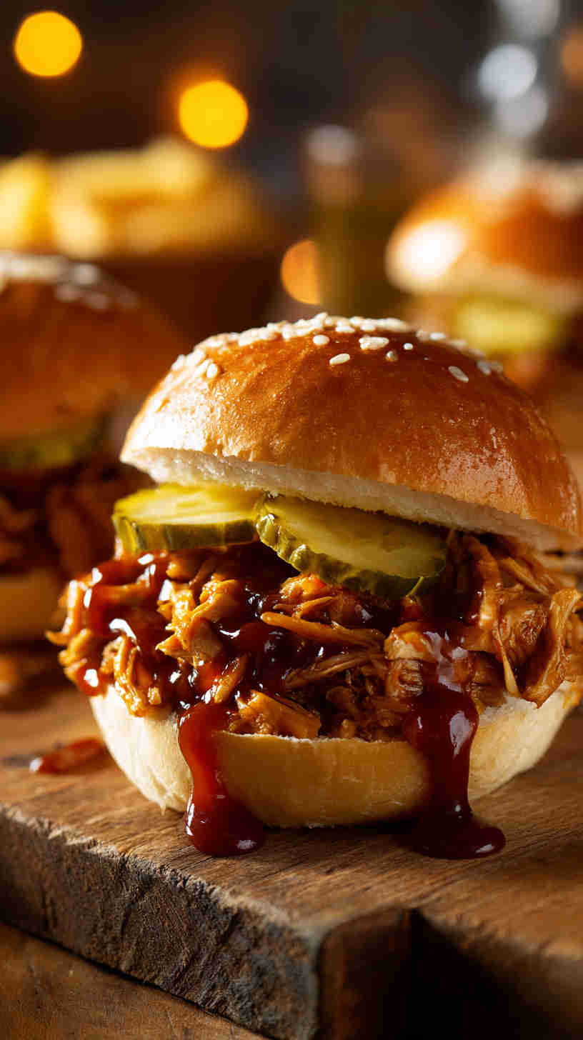 Slow Cooker BBQ Pulled Jackfruit Sliders