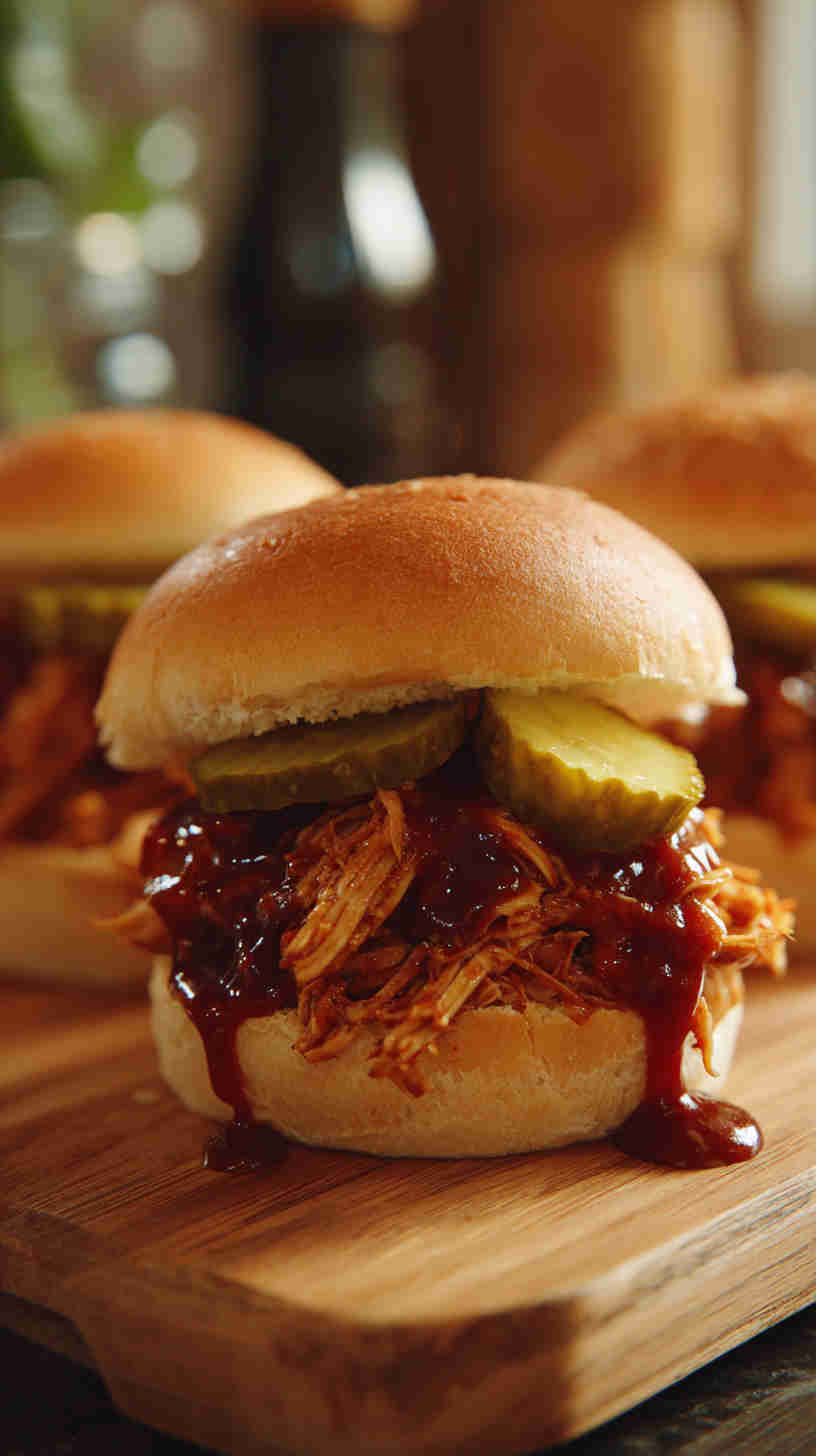 Slow Cooker BBQ Pulled Jackfruit Sliders