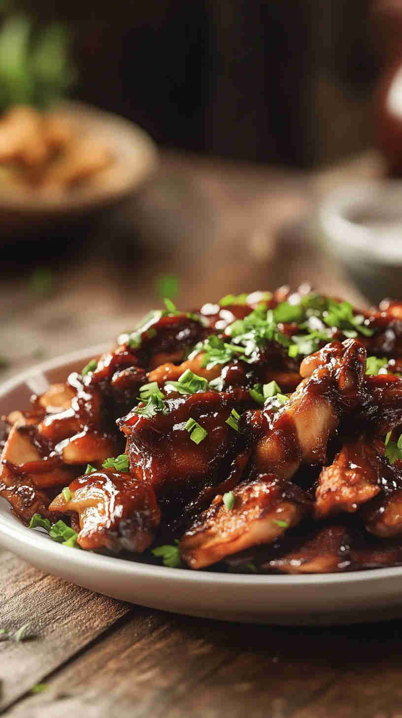 Slow Cooker BBQ Ranch Chicken