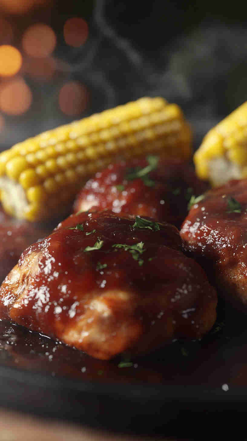 Slow Cooker BBQ Ranch Chicken