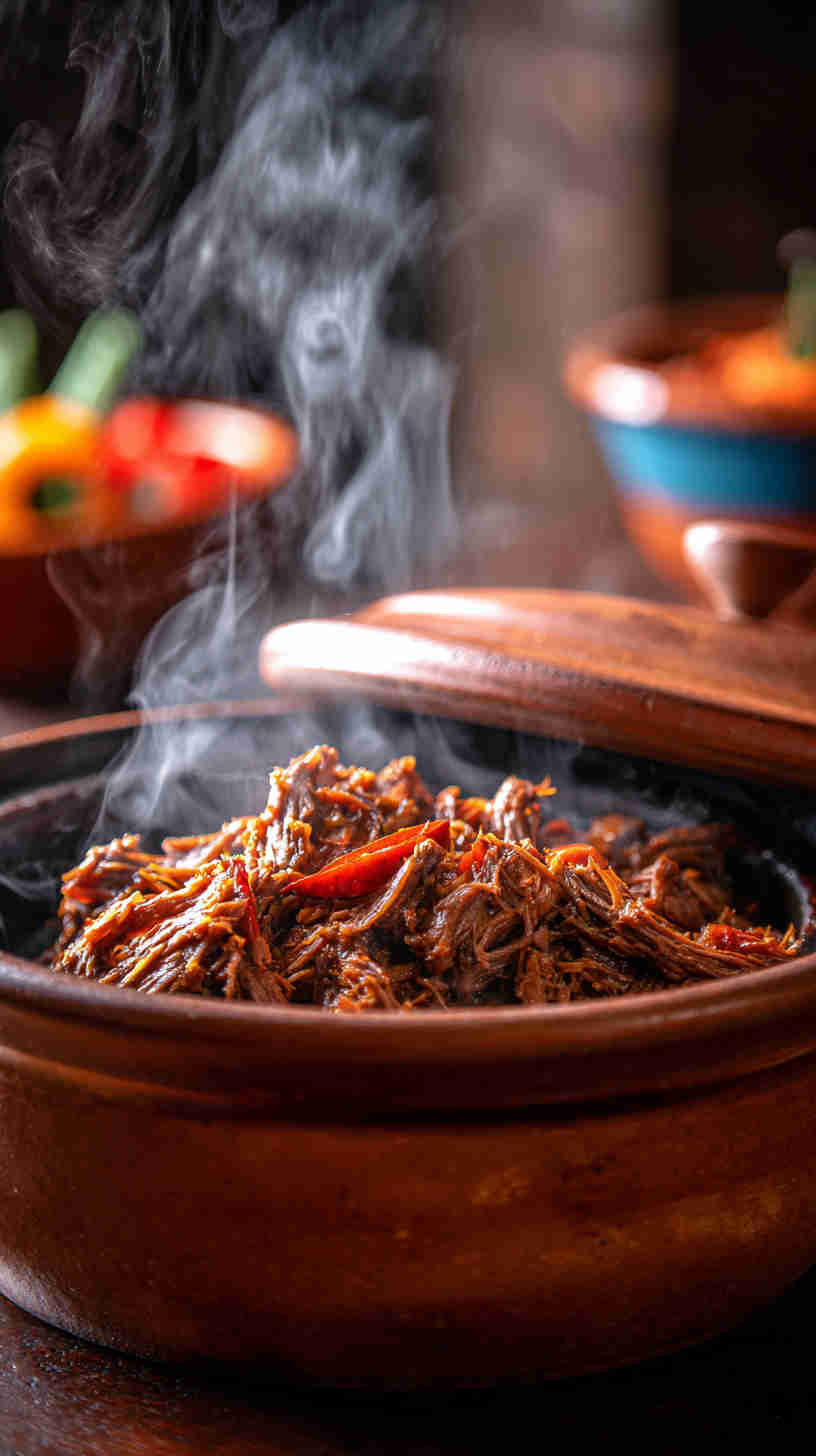 Slow Cooker Barbacoa Beef Taco Filling