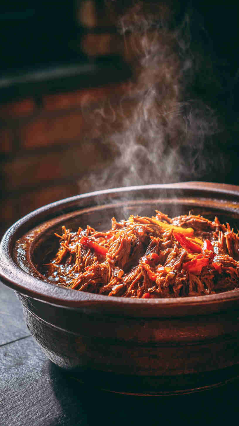 Slow Cooker Barbacoa Beef Taco Filling