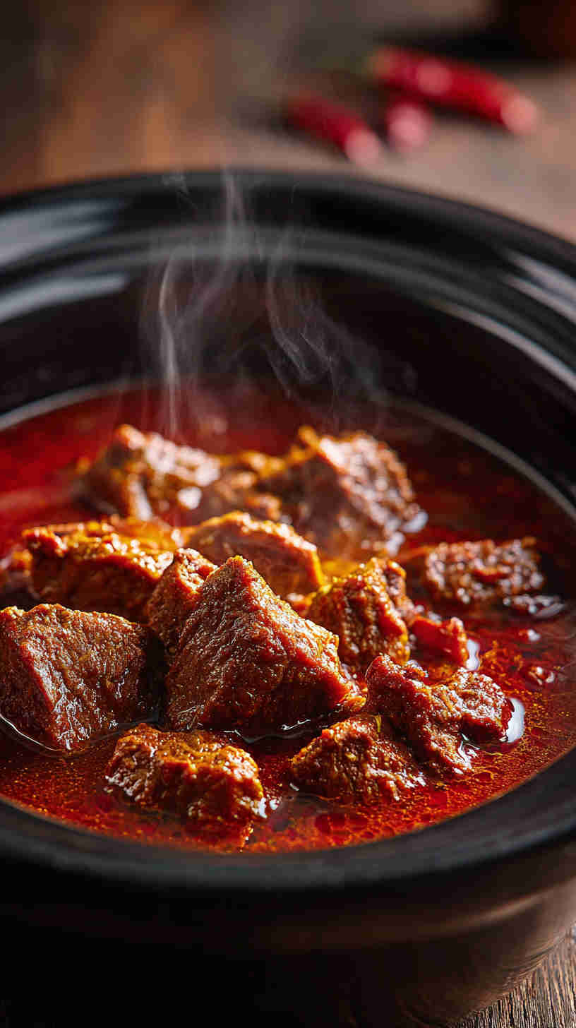 Slow Cooker Beef Vindaloo