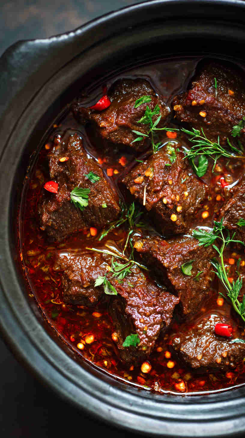 Slow Cooker Beef Vindaloo