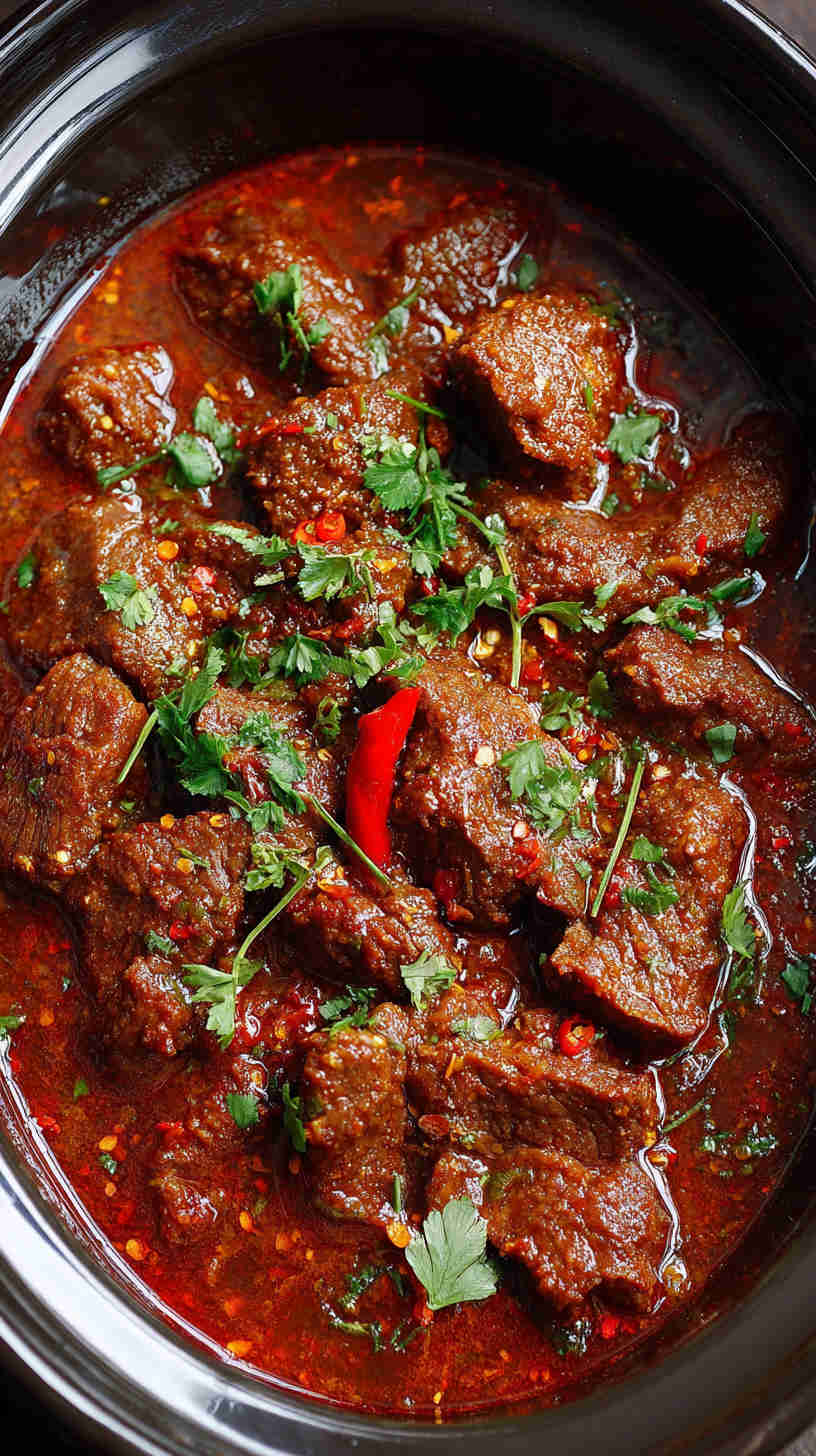 Slow Cooker Beef Vindaloo