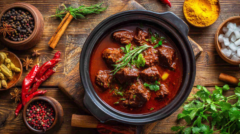 Slow Cooker Beef Vindaloo