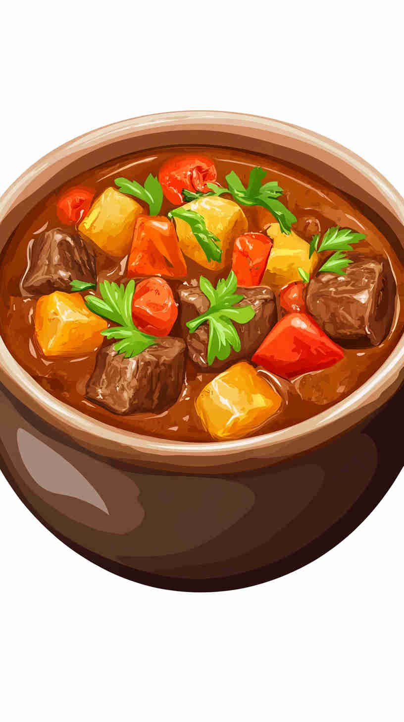 Slow Cooker Beef and Paprika Goulash