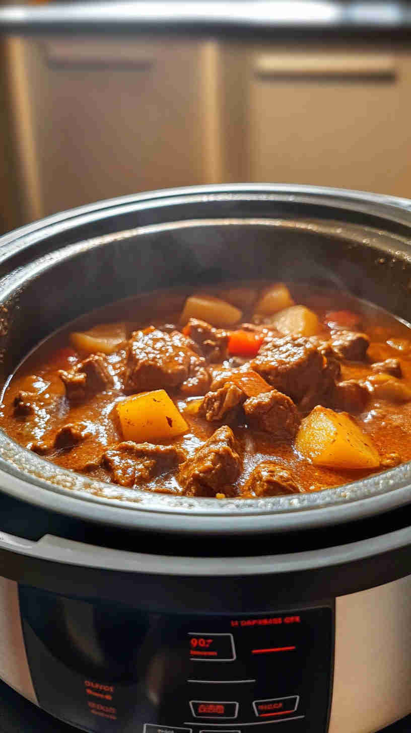 Slow Cooker Beef and Paprika Goulash
