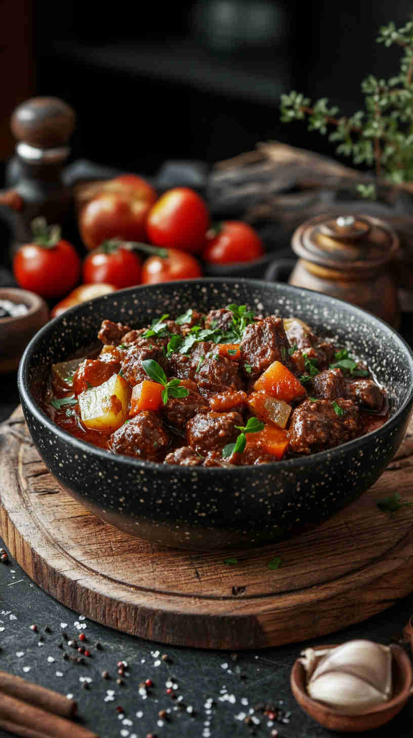 Slow Cooker Beef and Paprika Goulash