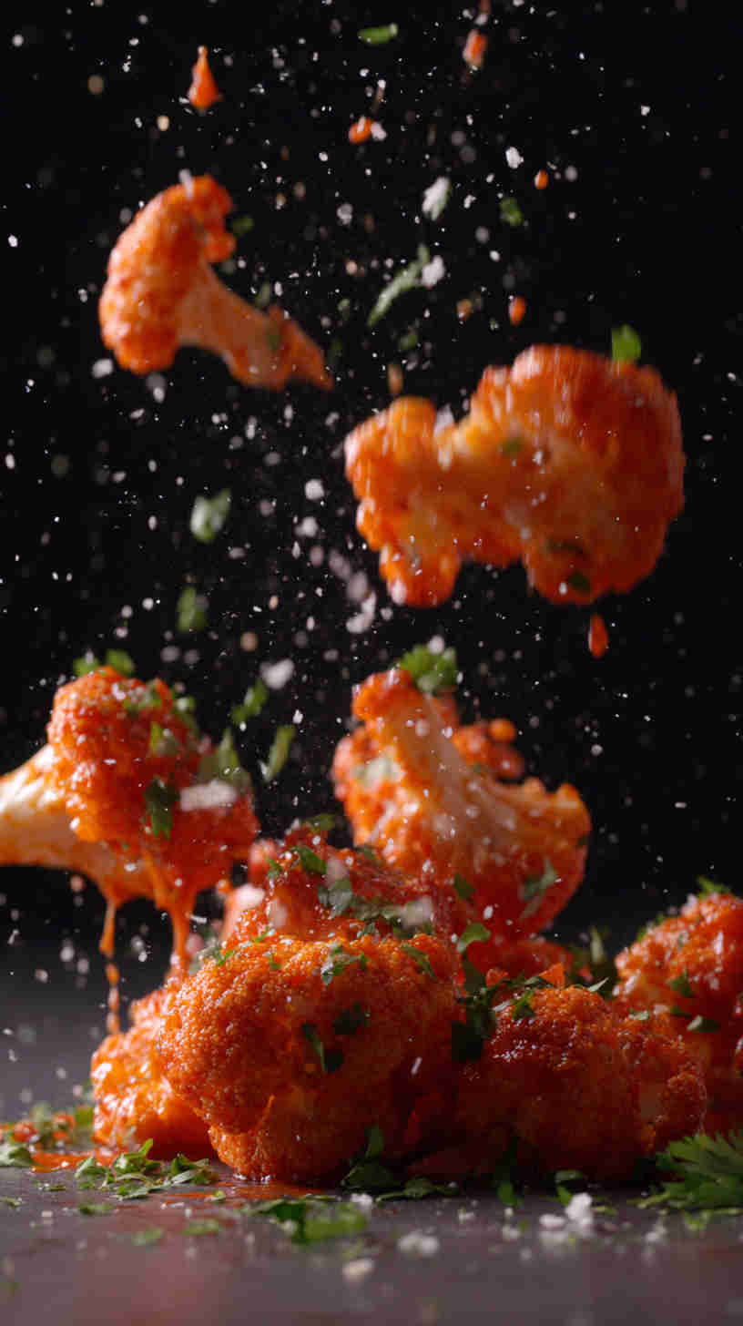 Slow Cooker Buffalo Cauliflower Bites