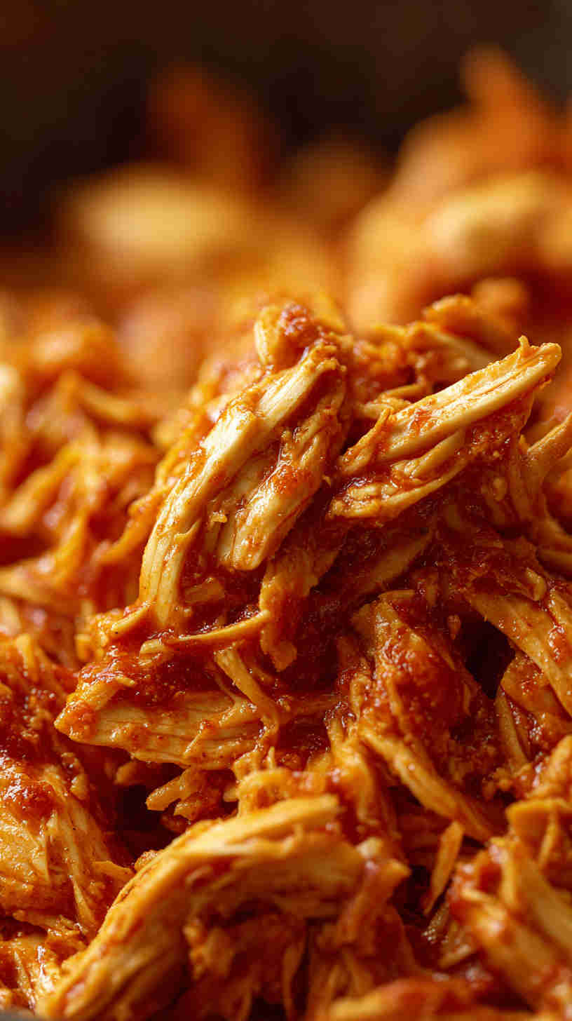 Slow Cooker Buffalo Chicken Taco Filling
