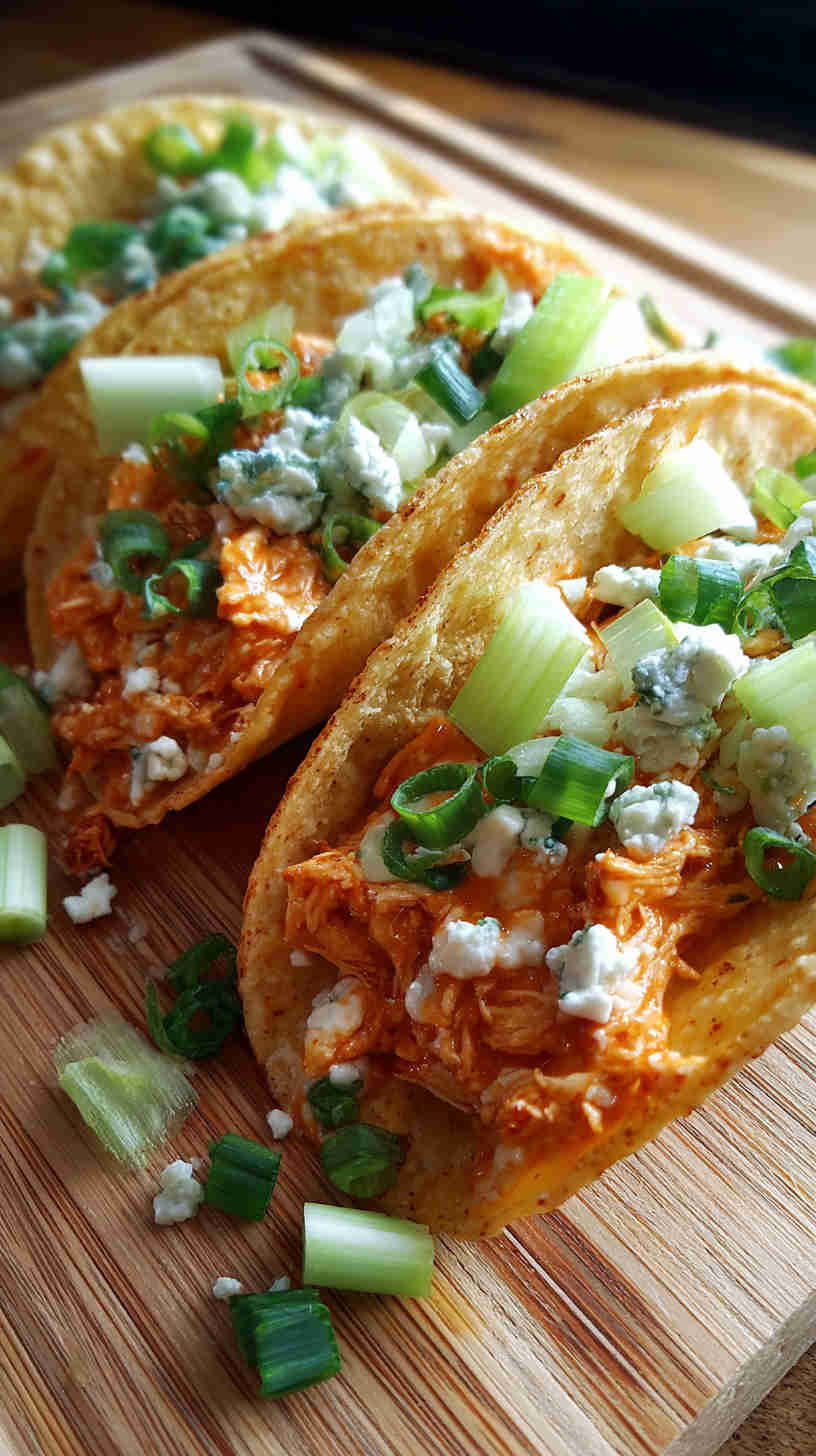 Slow Cooker Buffalo Chicken Taco Filling