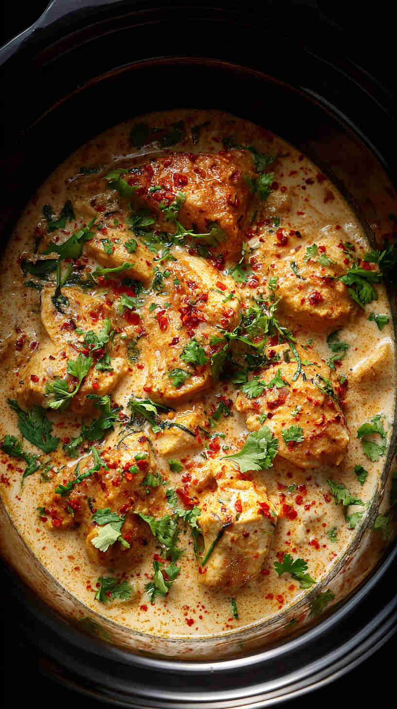 Slow Cooker Butter Chicken Curry