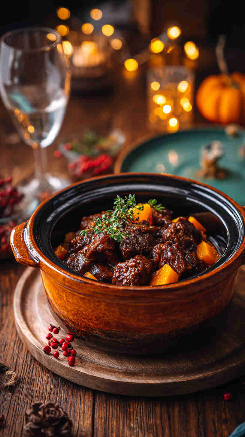 Slow Cooker Butternut Squash Black Bean Stew