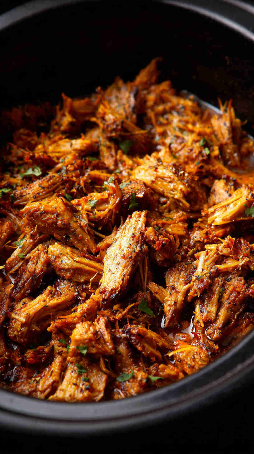 Slow Cooker Carnitas Taco Filling