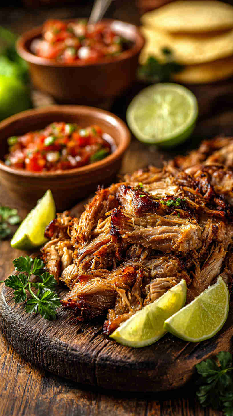 Slow Cooker Carnitas Taco Filling