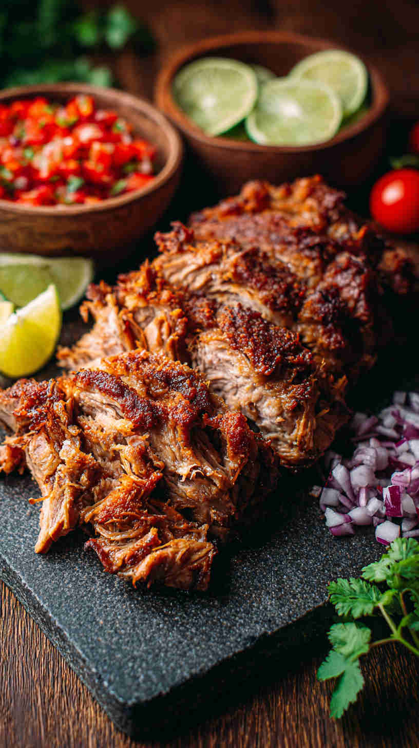 Slow Cooker Carnitas Taco Filling
