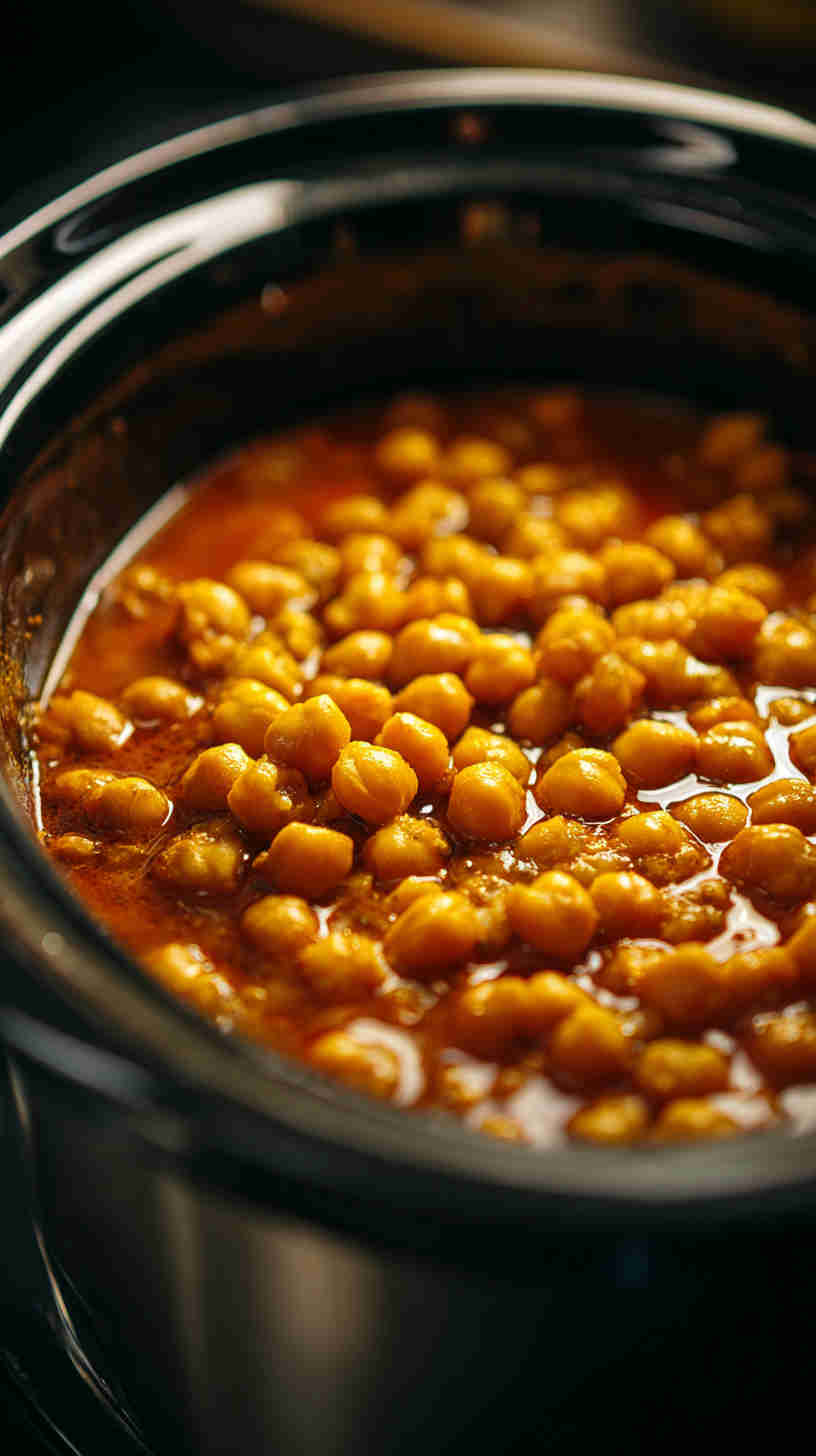Slow Cooker Chana Masala (Chickpea Curry)