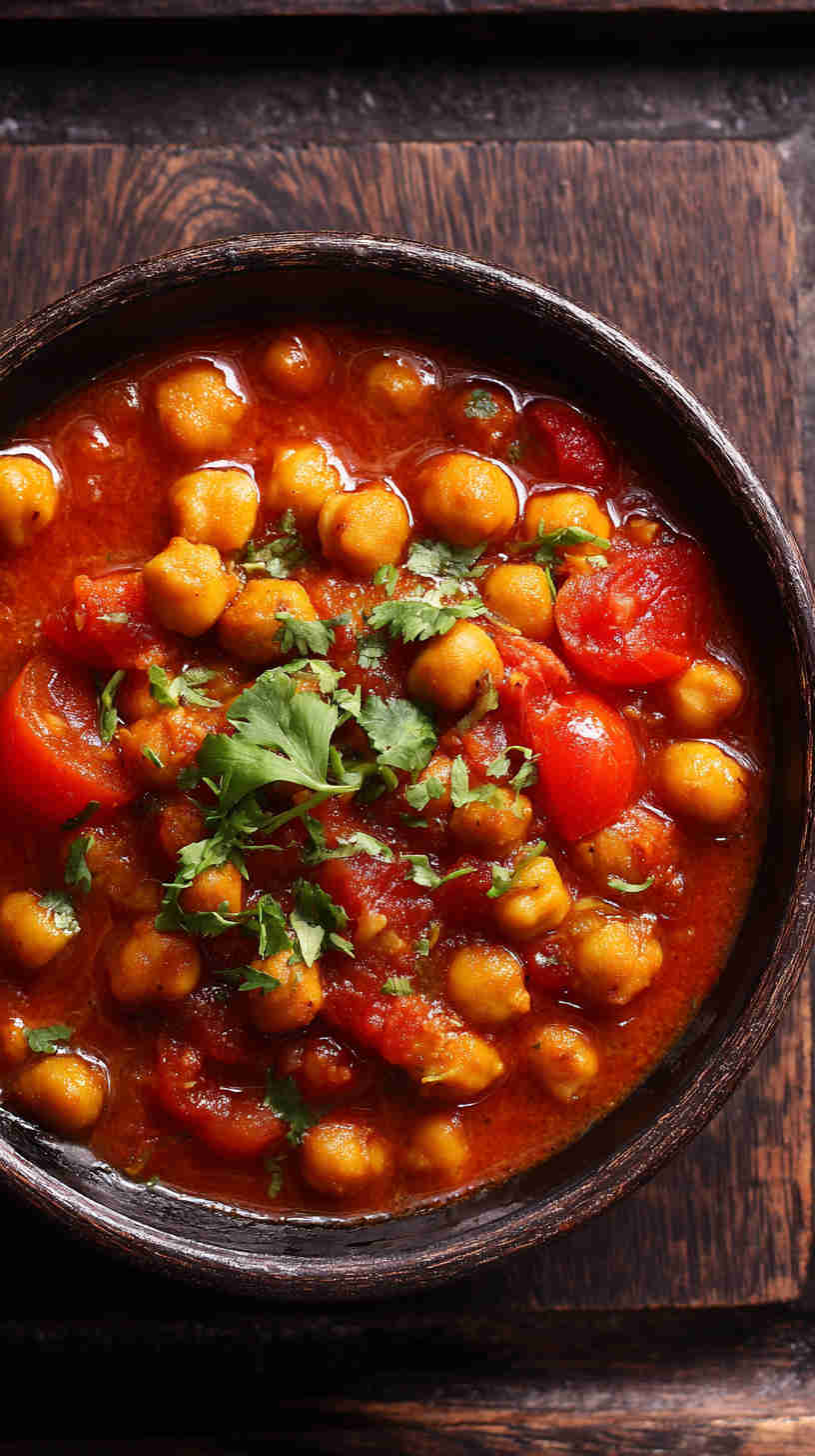 Slow Cooker Chana Masala (Chickpea Curry)