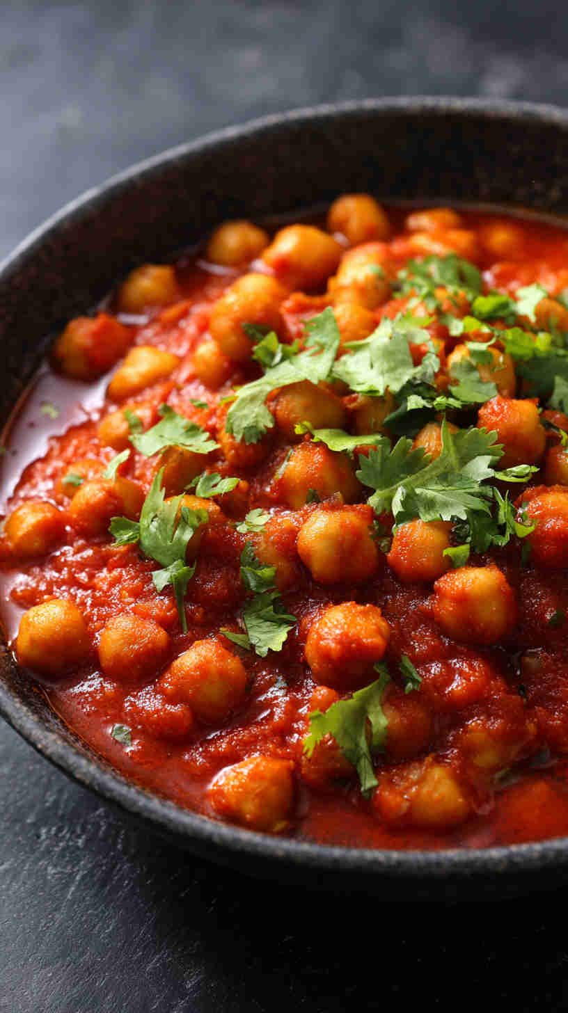 Slow Cooker Chana Masala (Chickpea Curry)