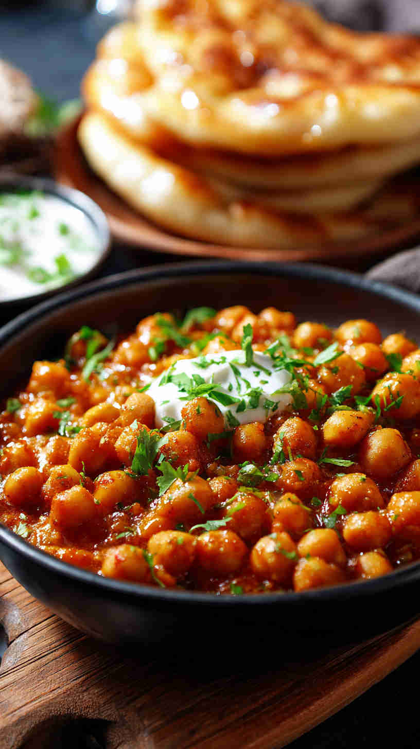 Slow Cooker Chana Masala (Chickpea Curry)