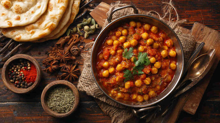 Slow Cooker Chana Masala (Chickpea Curry)